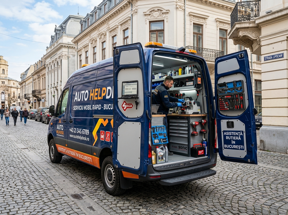 Autospecială mobilă Dr. Unlocker asistență deblocare chei auto București